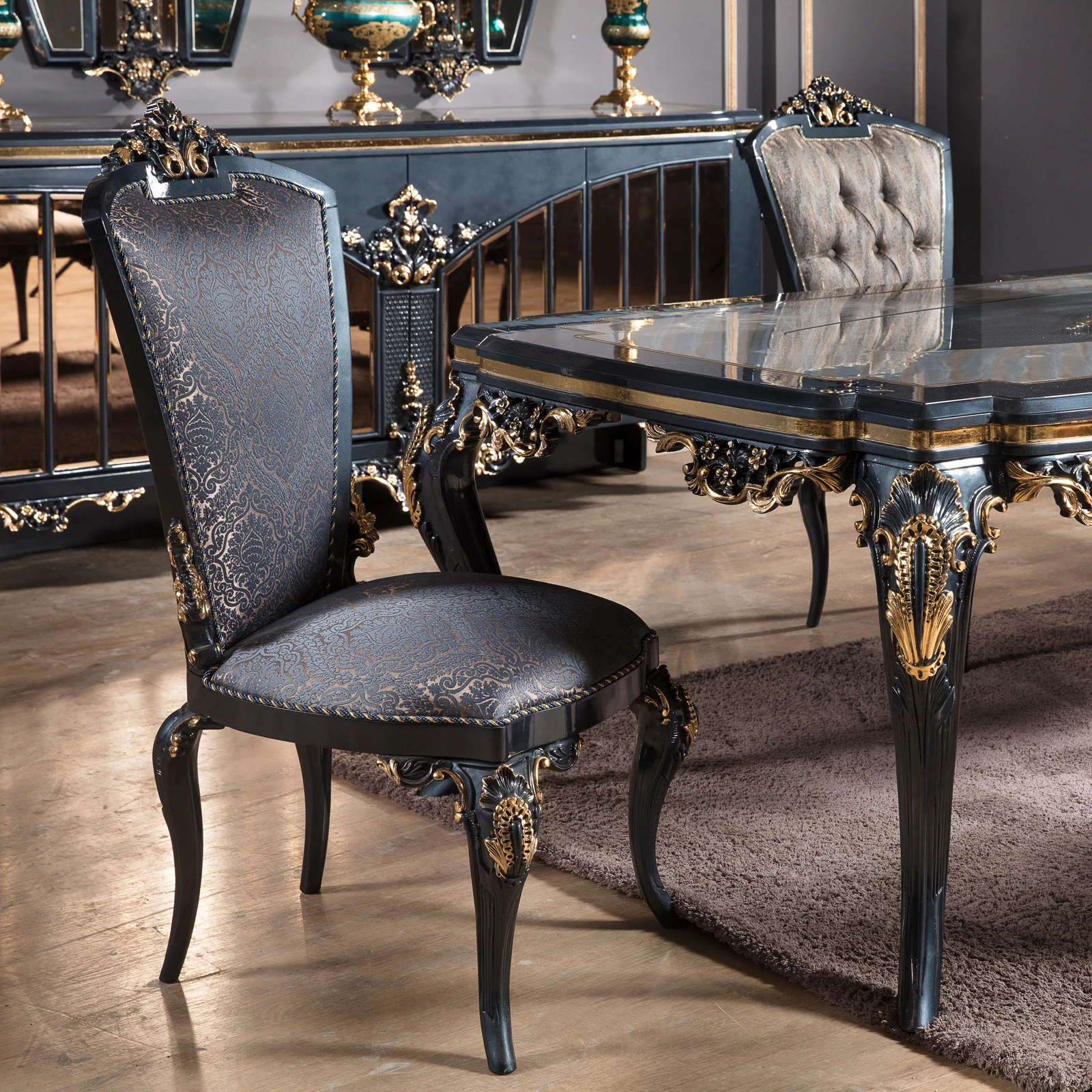 The BEST Stylish 2023 premium curving  dining room with exclusive drawings