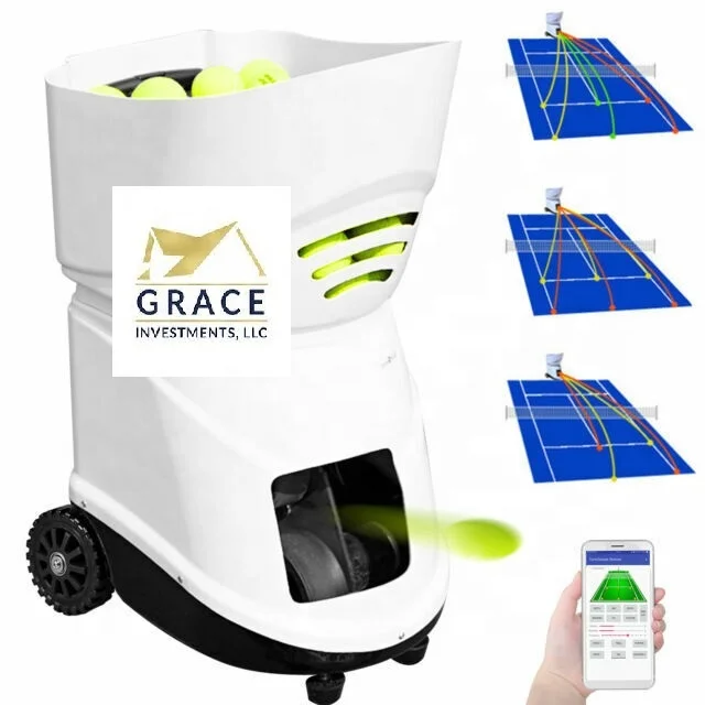 2023 HOT SELLING V-E-V-O-R TENNIS BALL MACHINE 150 BALLS INTELLIGENT APP CONTROL SYSTEM - WHITE NEW (GRACE INV LLC)