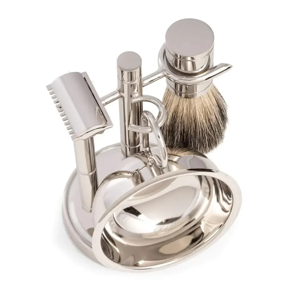 Customized Logo Bamboo Razor With Engraving Logo Bamboo Wood Handle Shaving Safety Razor Double Edge Safety Razor