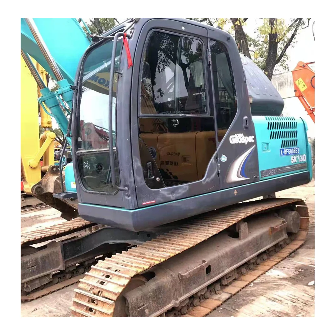 Original Kobelco SK130-8 hydraulic excavator used earthmoving machinery SK130-8 with two configuration in two working conditions