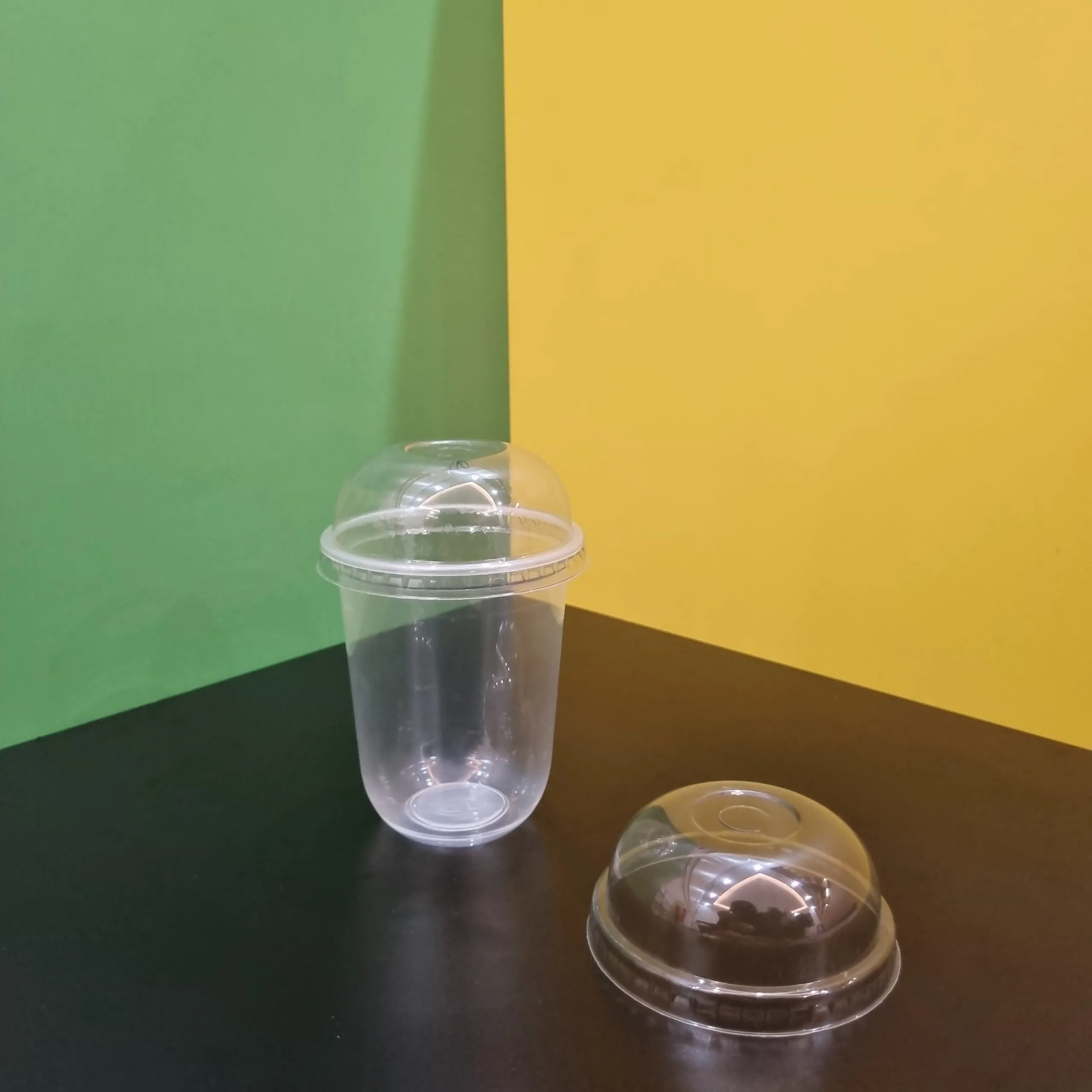 Vietnam 500ml 16oz U Shape ready to ship Disposable Transparent PP plastic cup customized manufacturer low price