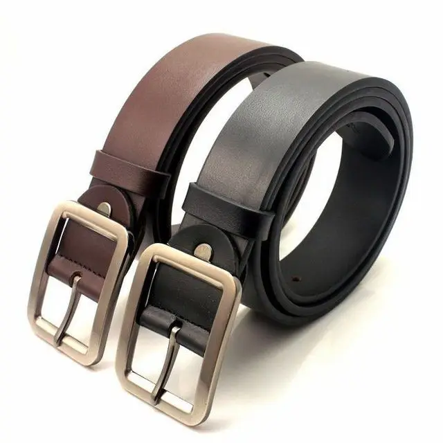 New Fashion 100% Cow Hide Leather Belt with Alloy Buckle Elegant and Stylish