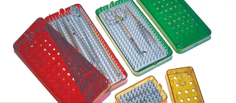 Silicone Mats Silicone Mats SterilizationMats Medical Disinfection Tray Case Box For Ophthalmic Medical Instrumentsneedle holder
