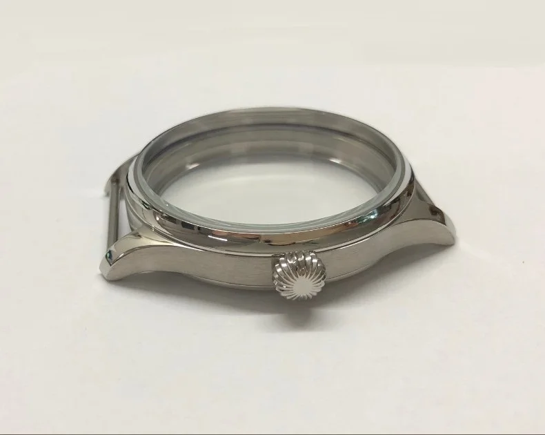 custom dome sapphire parnisable pilot eta 6497 6498  movement cnc quality kickstarter grade A watch case