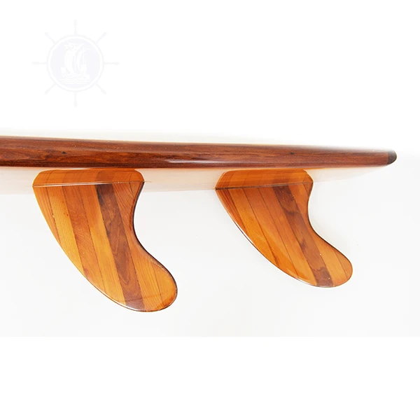 Hancrafts Half-Surfboard Shelf Nautical decor wooden crafts for home decor