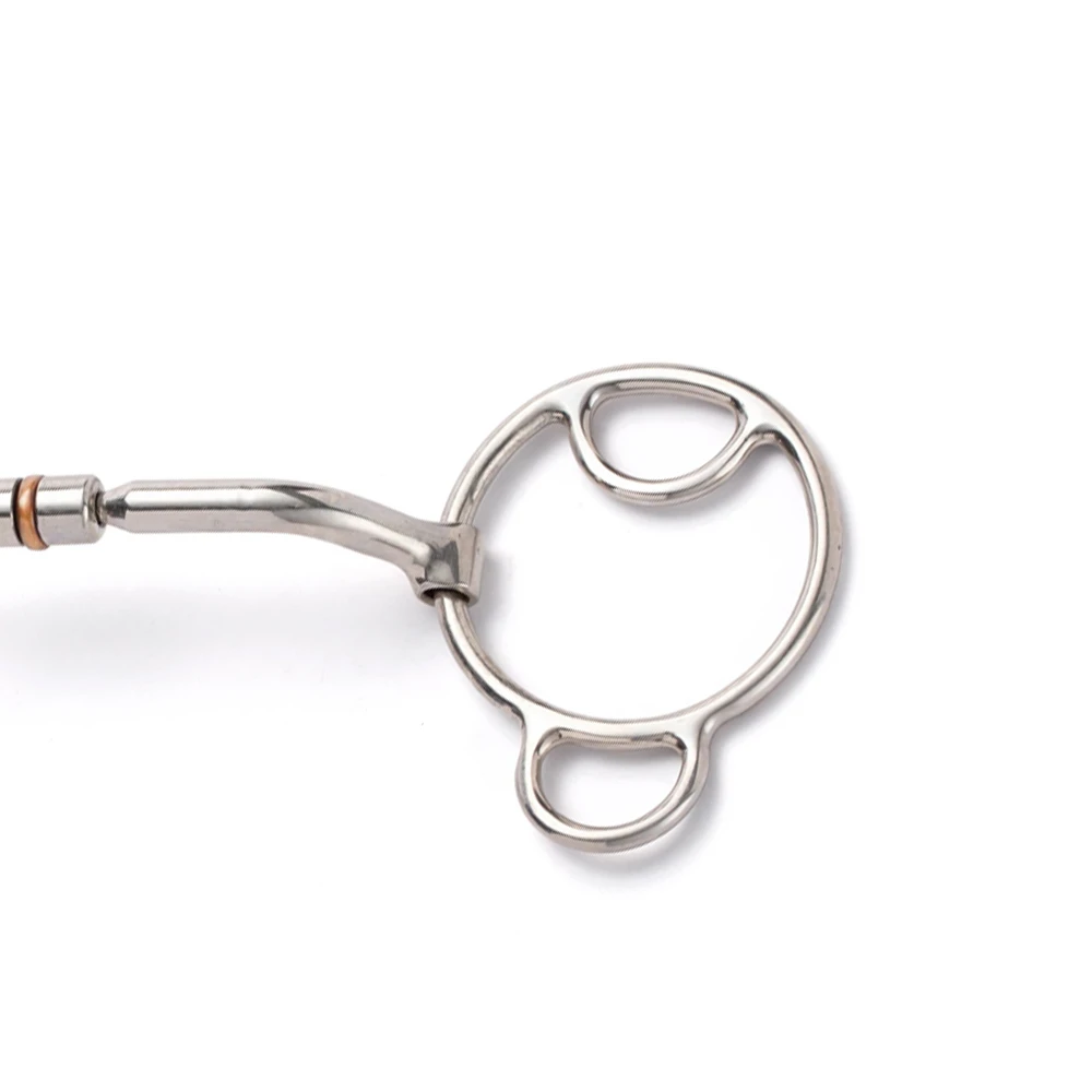 OEM 2024 Stainless Steel Bits Horse Equipment Horse Bits Jointed Mouth Horse Riding Equipment New Design Equestrian Product