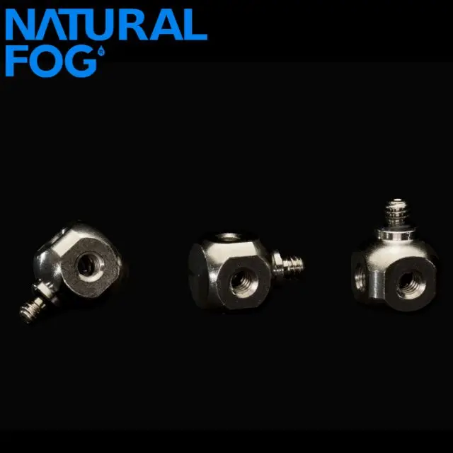 Taiwan Natural Fog B2B Landscaping Brass Mist Nozzle Fogging Cluster