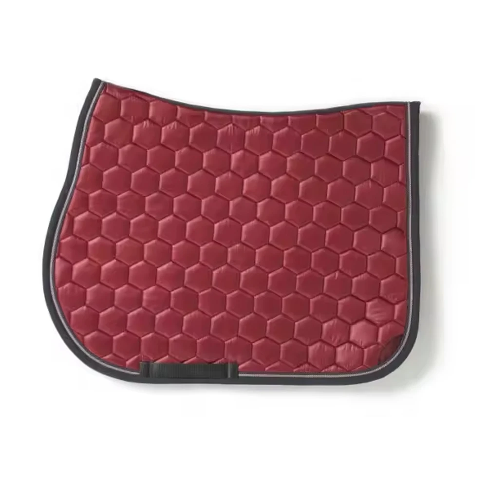 2024 Best Quality Quilted Breathable Equestrian Horse Riding Saddle Pads OEM Service with Gel Filling Quality Horse Wear