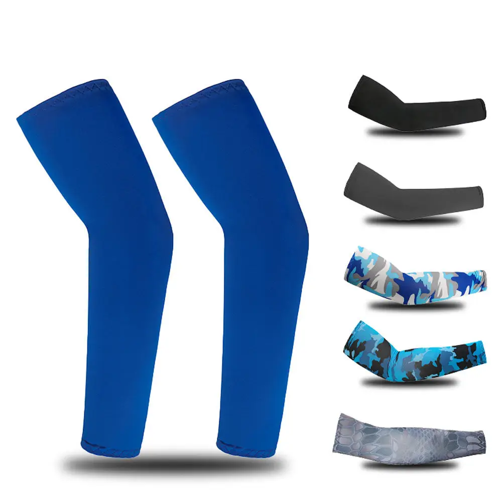 Wholesale 92% Nylon 8% Spandex Am Compression Sleeve for Men and Women Custom Logo High Quality Arm Sleeve For Men