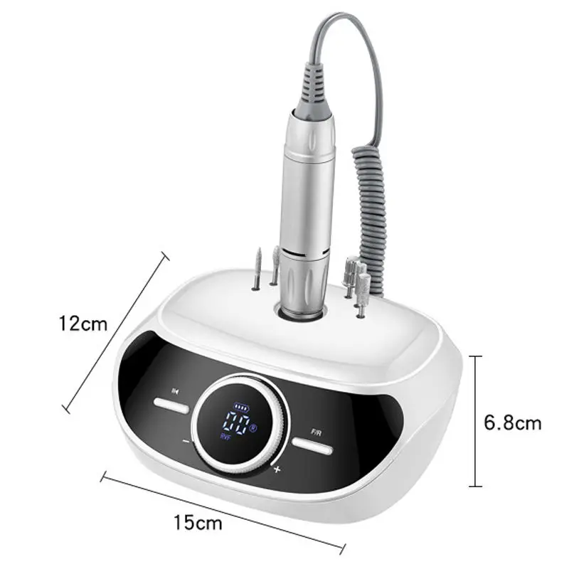 New High Speed Electric Nail Drill 35000rpm Portable Nail Drill Machine Electric Nail Manicure Drill Polishing Machine