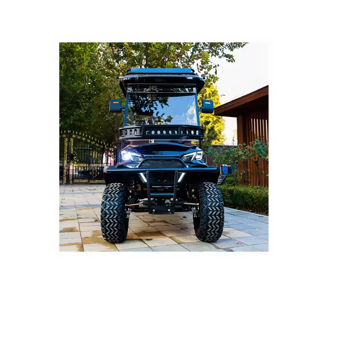 Brand new 72V 7.5KW AC Motor Hunting Electric Golf Carts Car Buggies With DOT Lithium Battery For sale