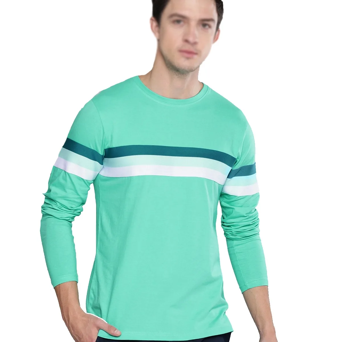 New Men T-shirt Fitness Outdoor Tights Body Building Gym Wear mens Long Sleeves T Shirts Fitness Tshirt For Men