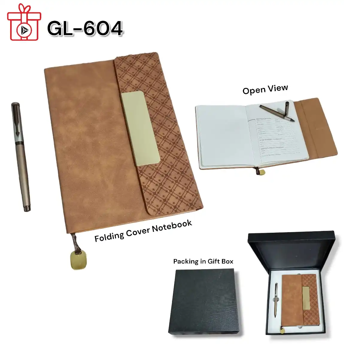 Customized Executive Notepad Notebook Pen Set Best Gift for Office Employees School College Teachers Student Gift Item