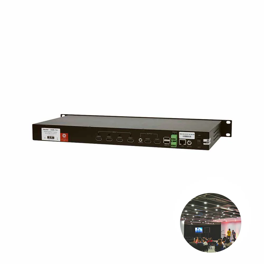 Высокоэффективный HDR-731 моделей медиапроцессоров продукта, расширенная поддержка кодеков для потоковых платформ