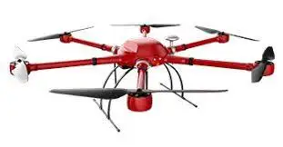 Hexacopter frame 1550mm carbo fiber drone airframe long range heavy lift TTSKD1550  for delivery mapping survey