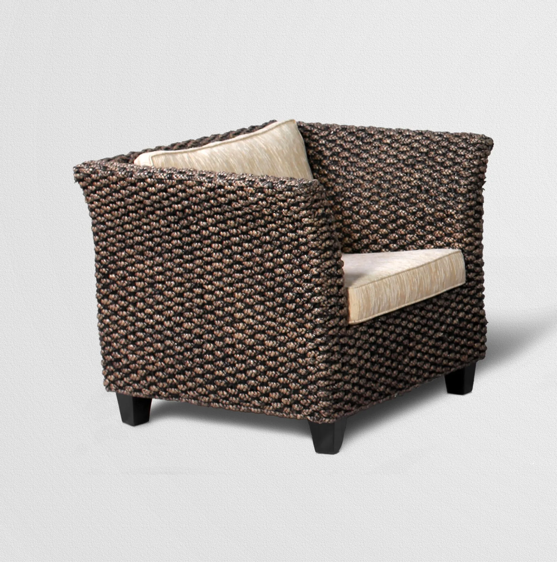 Natural Rattan Furniture Woven Sofa Set for Livingroom Sonia Outdoor Rattan Sofa Set