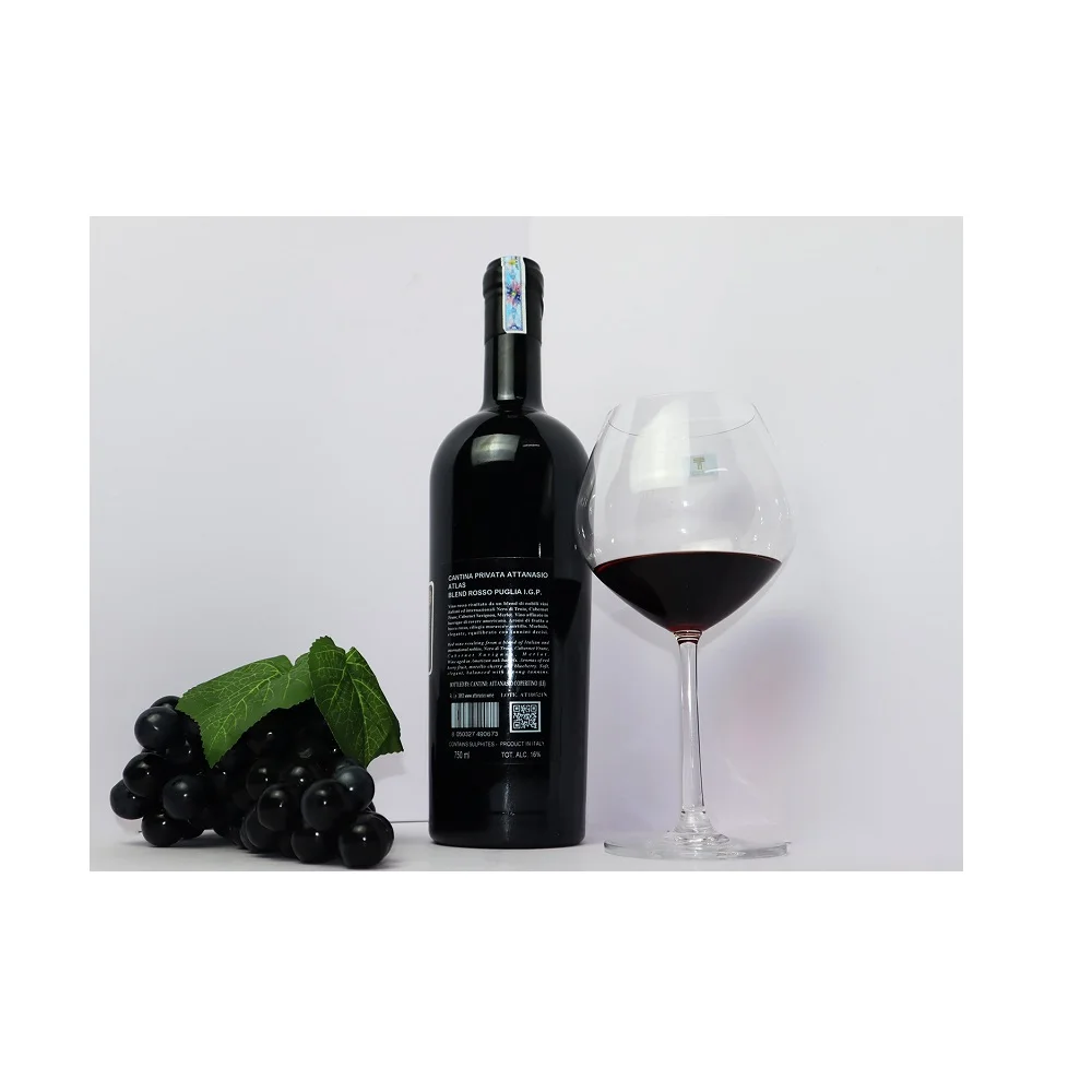Packaging type weight shelf container origin wine drinking Attanasio Atlas old Blend Barrique from Italy