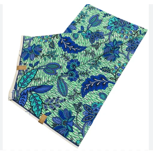 Customized African Wax Prints Fabric Colorful Kitenge and Java Print Fabric African Wax Material