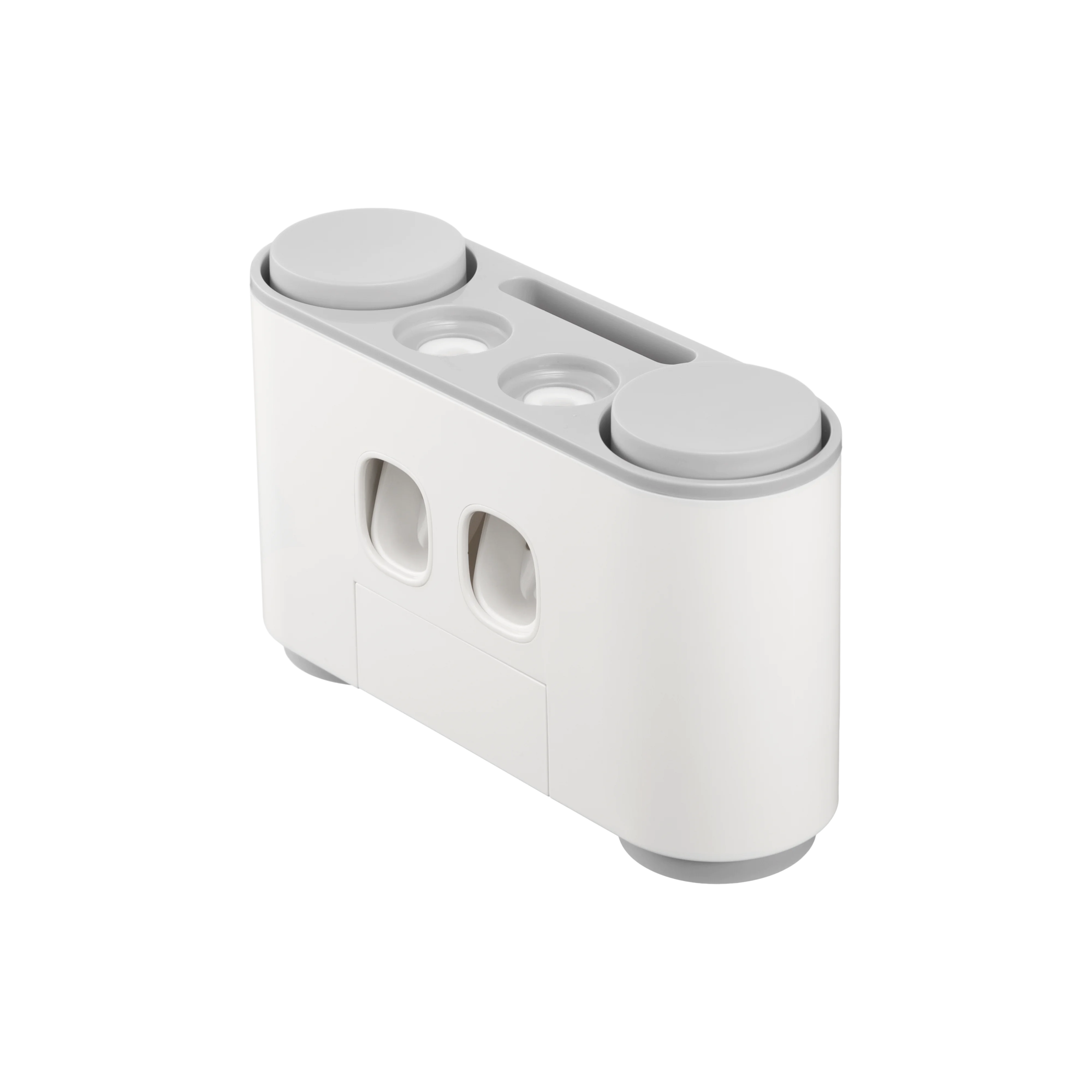 Magnetic Wall Mounted Toothbrush Holder Set with 4 Cups and Adhesive No Drilling Water-Draining Design PP Plastic made Vietnam