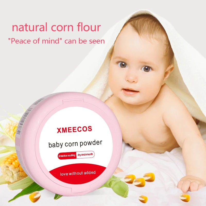 Baby Corn  Powder  Soft Skin care Clean and comfortable Offer Private Labels  OEM/OEM Serves Talcum Powder