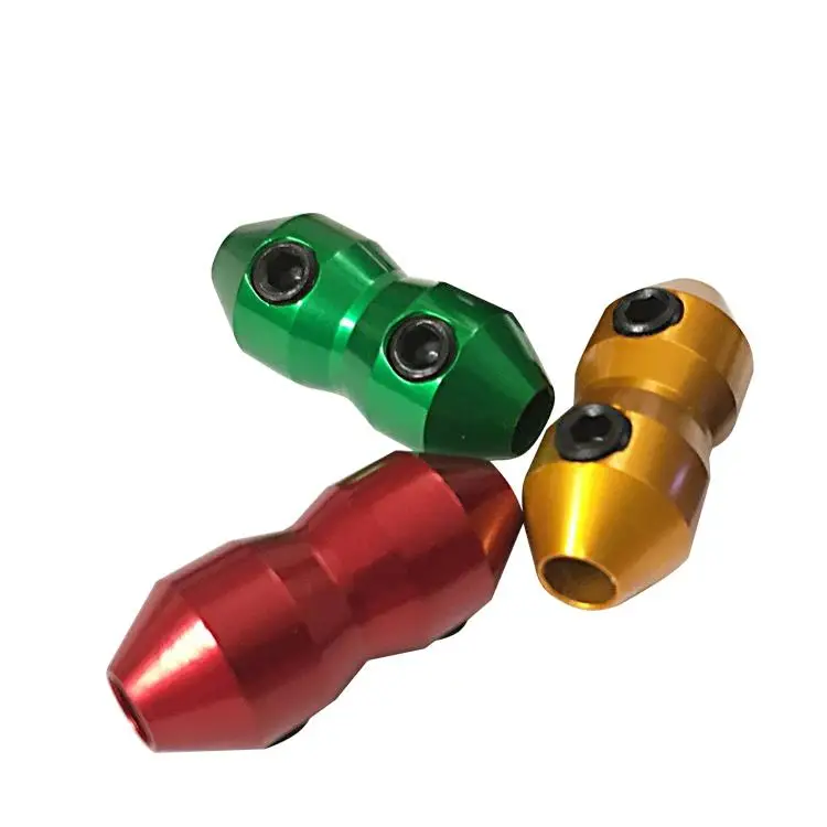 Custom Manufacture Anodized aluminum go kart racing parts brake throttle cable clamp