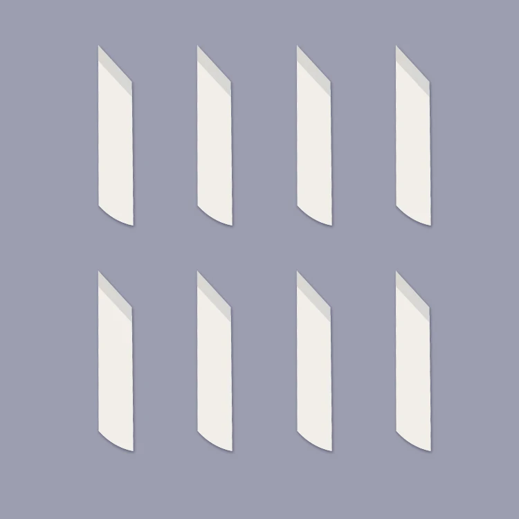 Ceramic Blades Trapezoid Ceramic Blade Cutter Saw Blade Ceramic Box Cutter Utility Knife