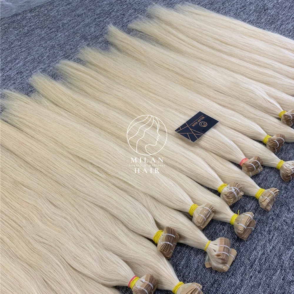 Bulk Blonde Hair Vietnamese Top Quality Blonde Human Hair Remy Bulk Extension Raw Cuticle Aligned Hair