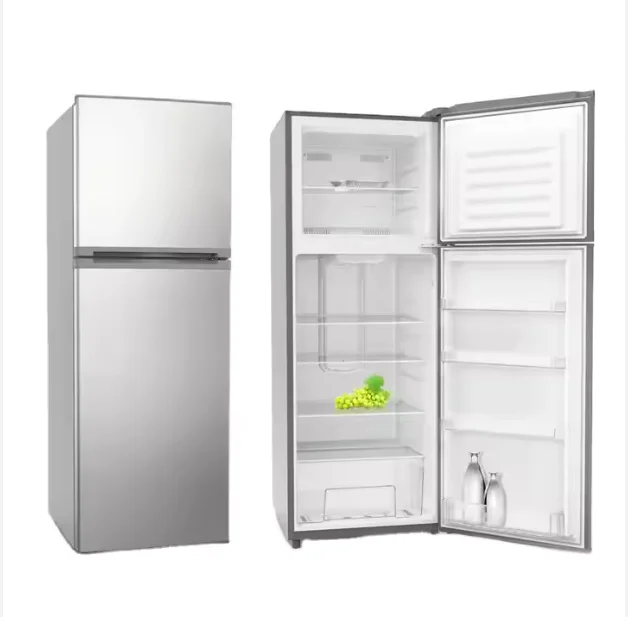 400L Frost Free Grip Handle Double Door Top Freezer Refrigerator Fridge