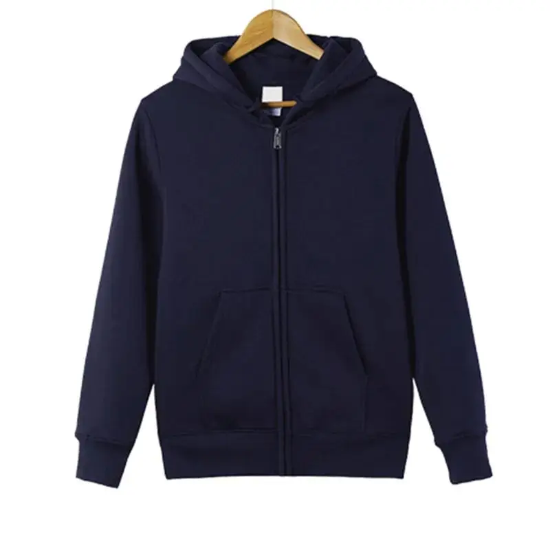 winter custom Printed embroidered cotton blank hoodies men women Zipper Hoodie unisex bulk hoodies & sweatshirts Fleece Zip up