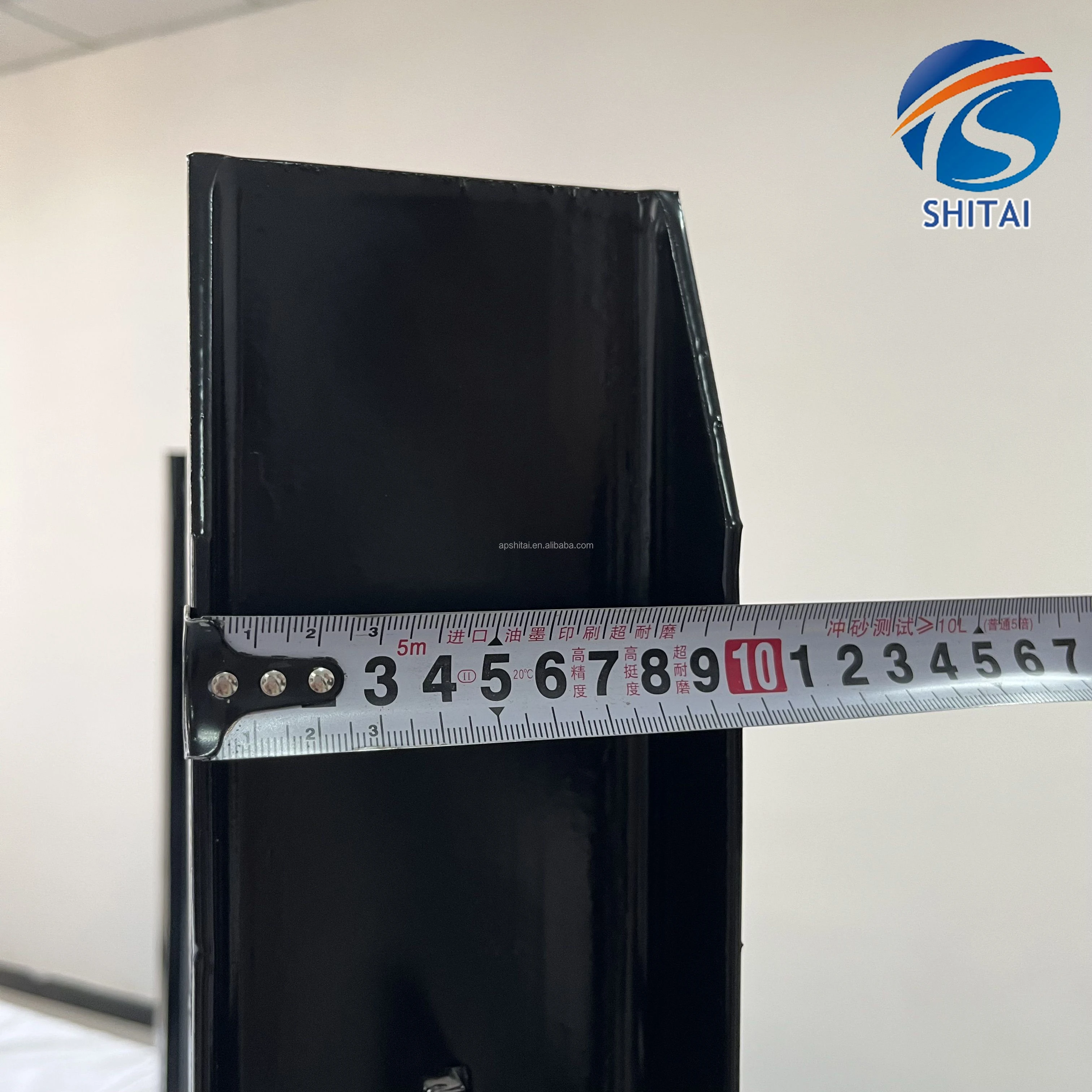 Hot selling metal palisade fencing outdoor safety europe style fence waterproof black palisade fence panels with w shaped top