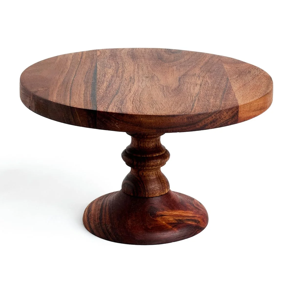 Premium Fully Wooden round Cake Stand High Quality for Elegant Displays at Weddings Birthdays Anniversaries Special Events