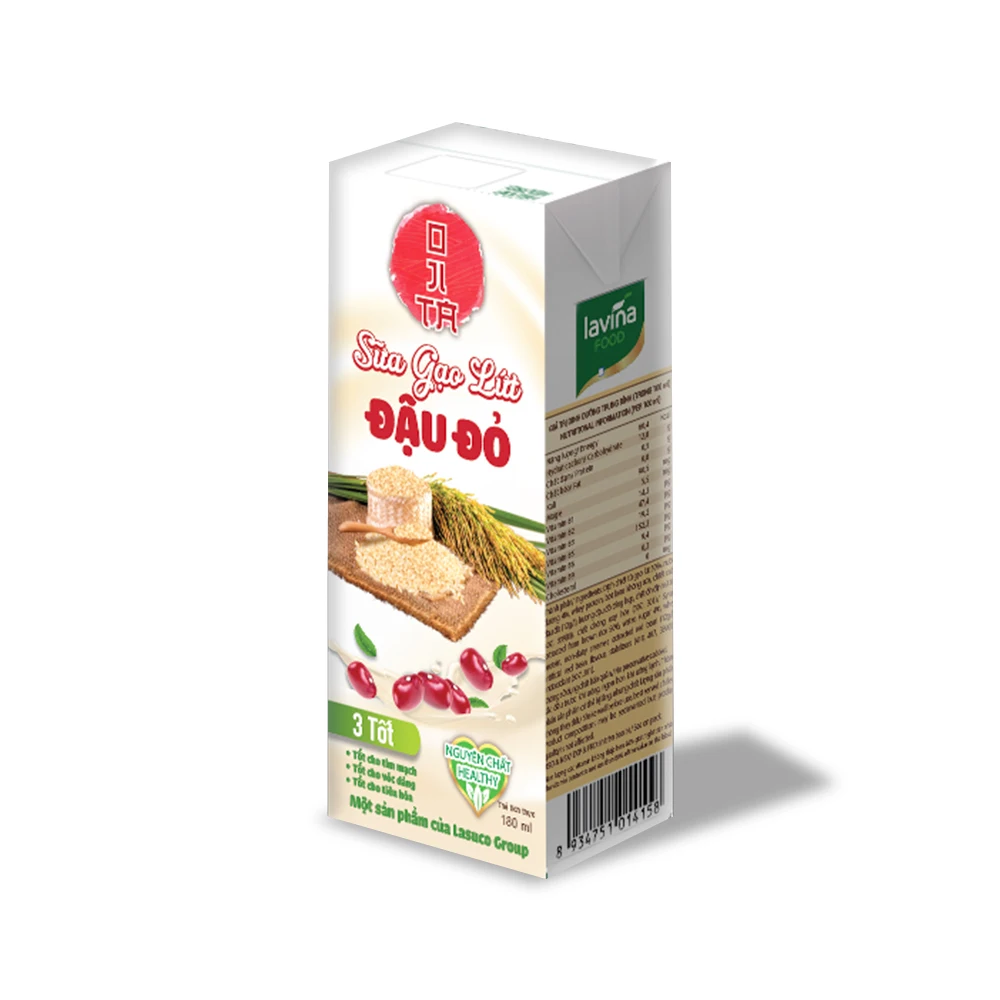 Tasty & Healthy  Ojita rice & red bean milk  essential nutrients nutritional beverage Sterilised pack Manufacturer