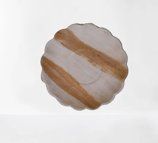Unique Styles Areca Palm Leaf Disposable Products Fruit and Dessert 10 Inches Flower Plates