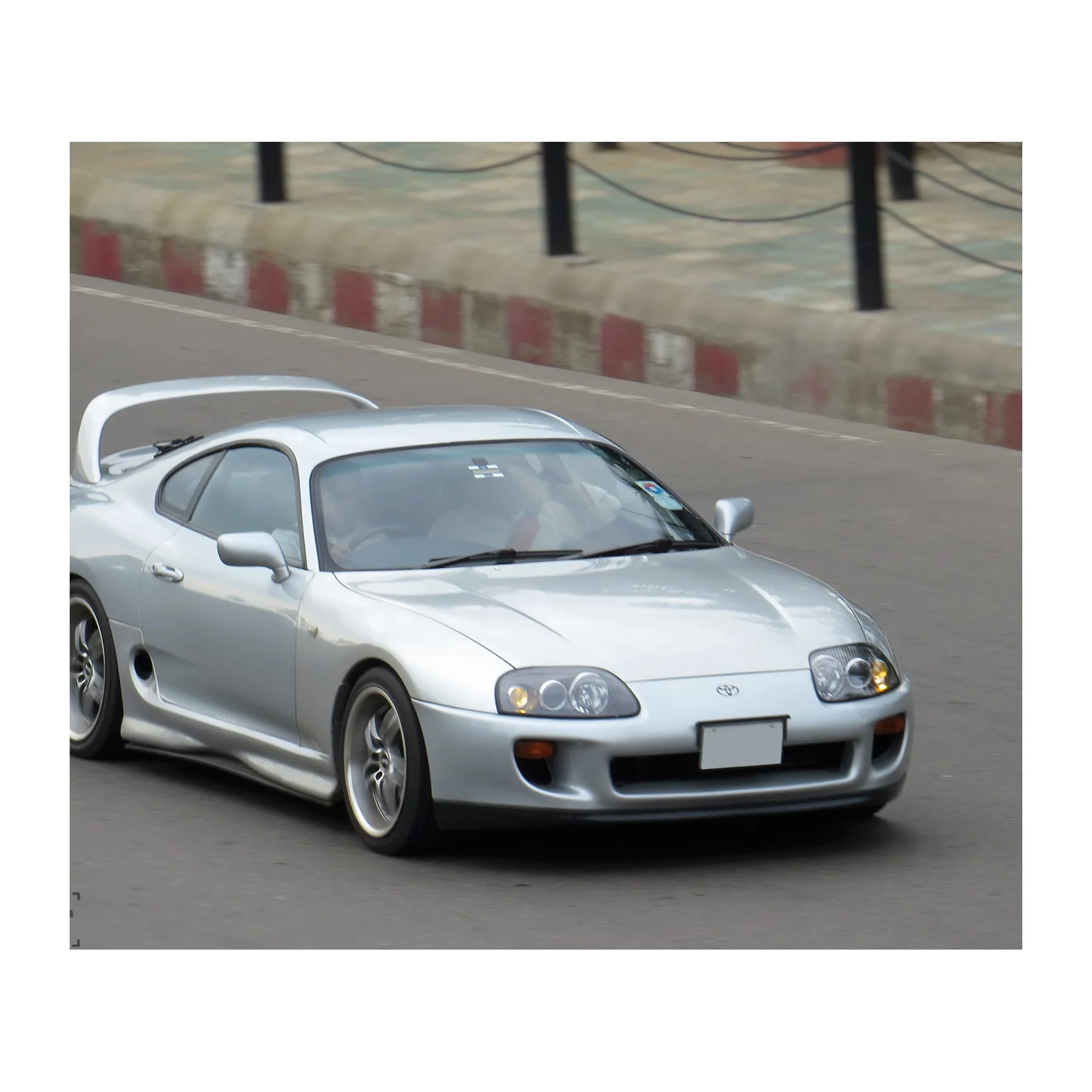For Toyota supra mk4 Carbon Fiber Aero Full Kit Front bumper lip side skirts diffuser spoiler