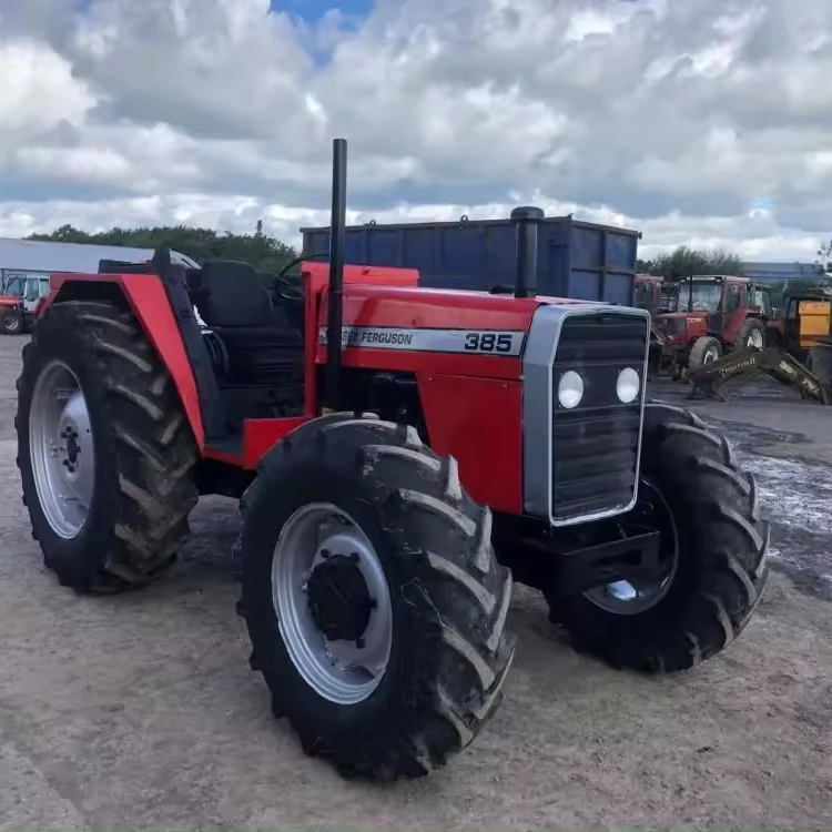 Используемые дешевые тракторы Massey Forguson 385390290291165135 сельскохозяйственная машина сельскохозяйственный трактор Номинальная мощность (л.с.) 100 л.с.