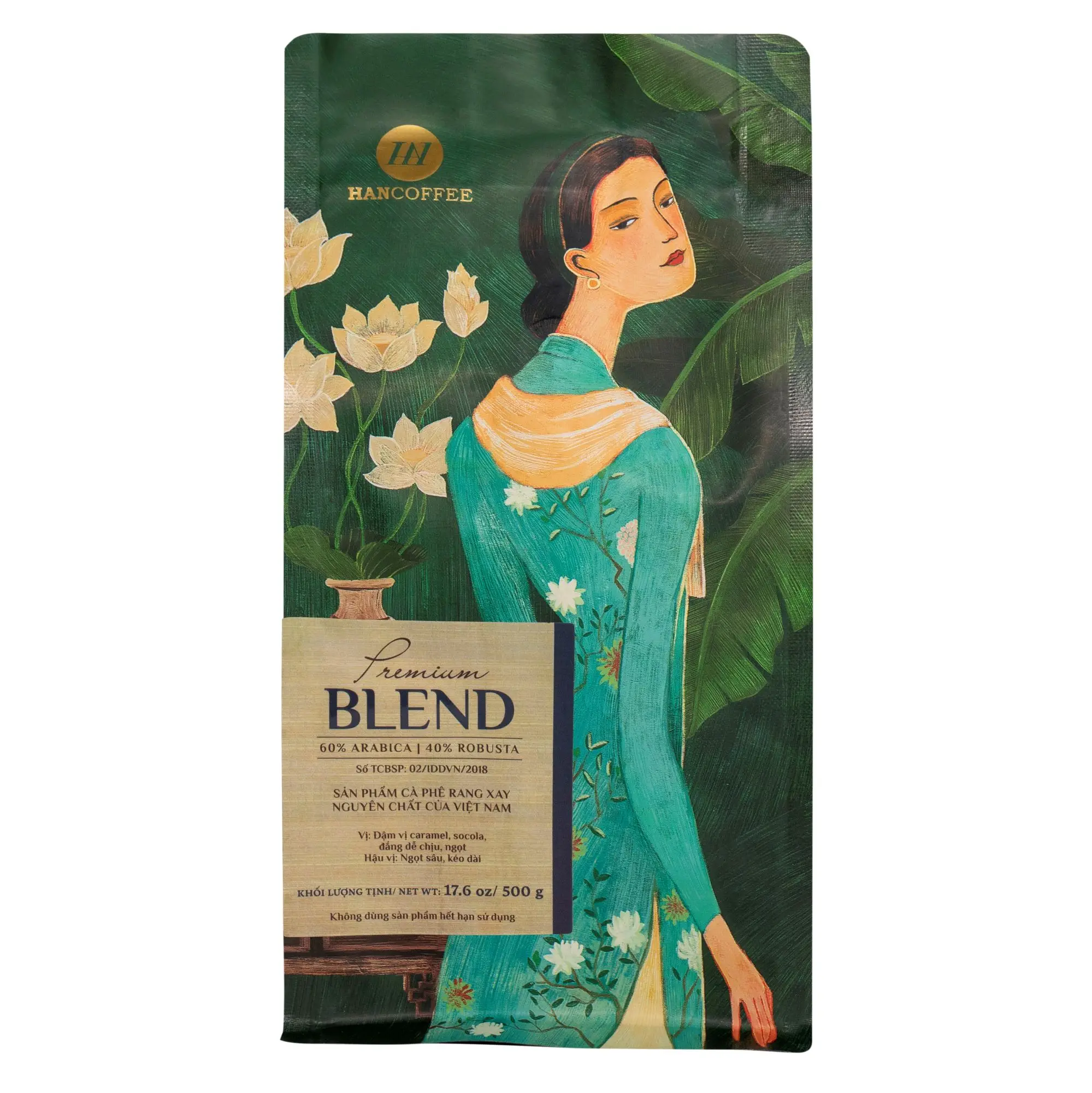 VIETNAMESE 60% ARABICA 40% ROBUSTA  BLEND COFFEE ROASTED COFFEE WHOLE BEAN COFFEE - PREMIUM QUALITY - OEM/ ODM