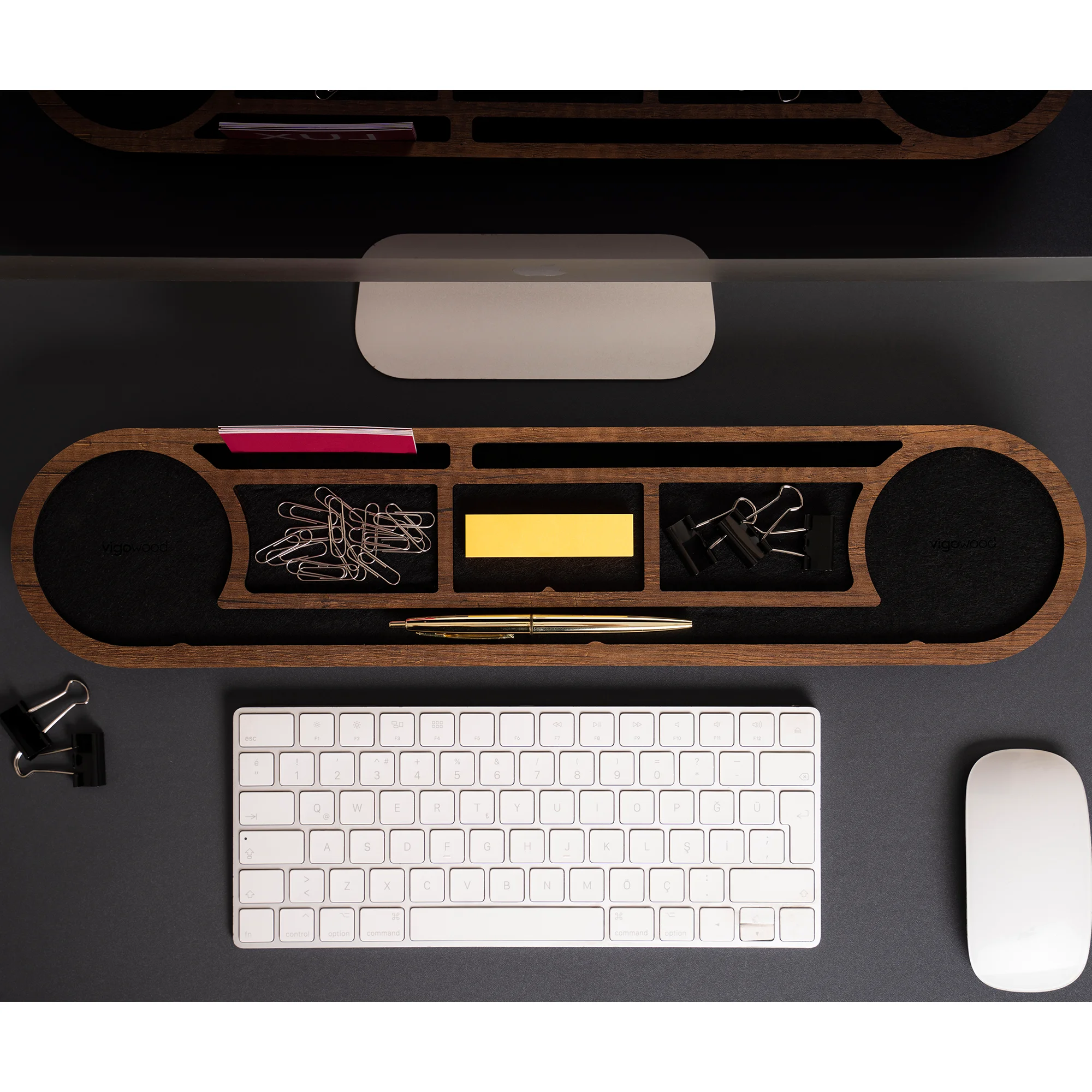 Modular Wooden Desk Accessories Personalized Docking Station Office Accessories Desk Organizer Dropshipping Product