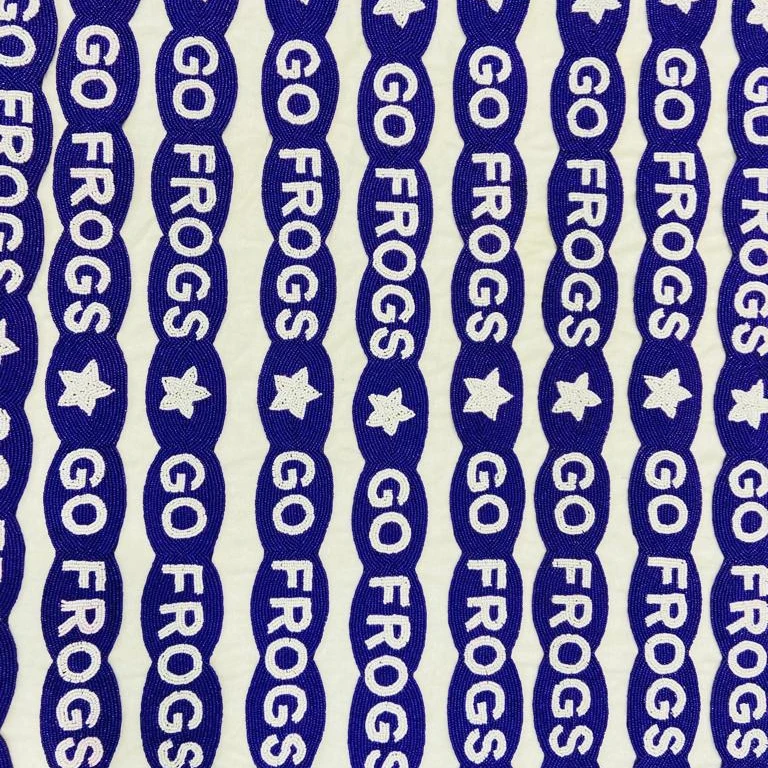 Handmade Seed Beaded Strap New Trendy XL Size Star Design with Single Embroidery Customized Sequin Bag Strap Beaded Belts