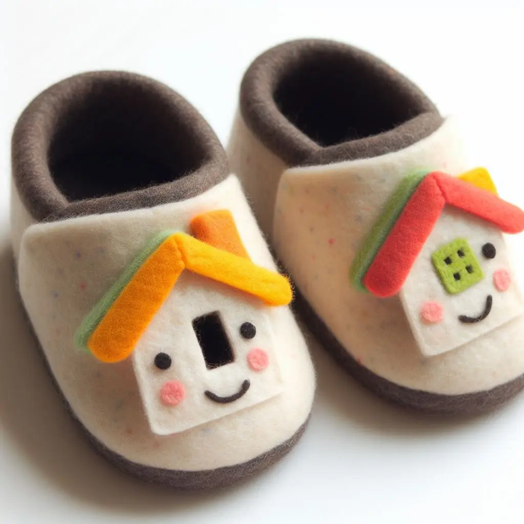 Felt Child Shoes: Natural Wool Footwear for Kids Eco-Friendly and Ethical Felt Child Shoes