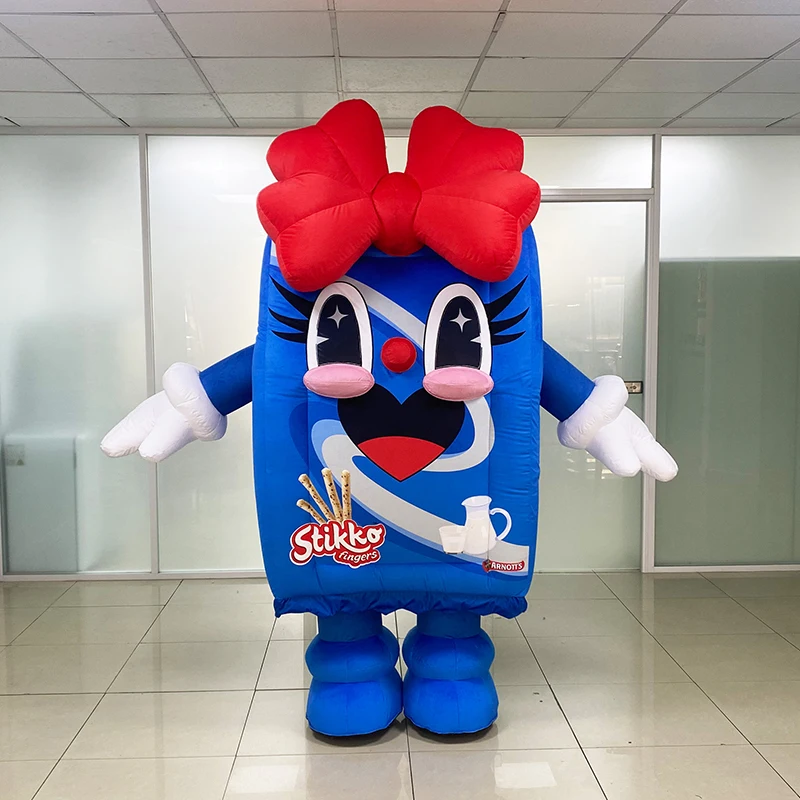 Brand Character Cartoon Inflatable Mascot Moving Affordable Cartoon Customized Food Inflatable Walking Costume