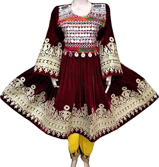 Kuchi afghani dress afghani suit ethnic Afghan traditional Kuchi suits tribal Afghanistan Dresses made in Pakistan