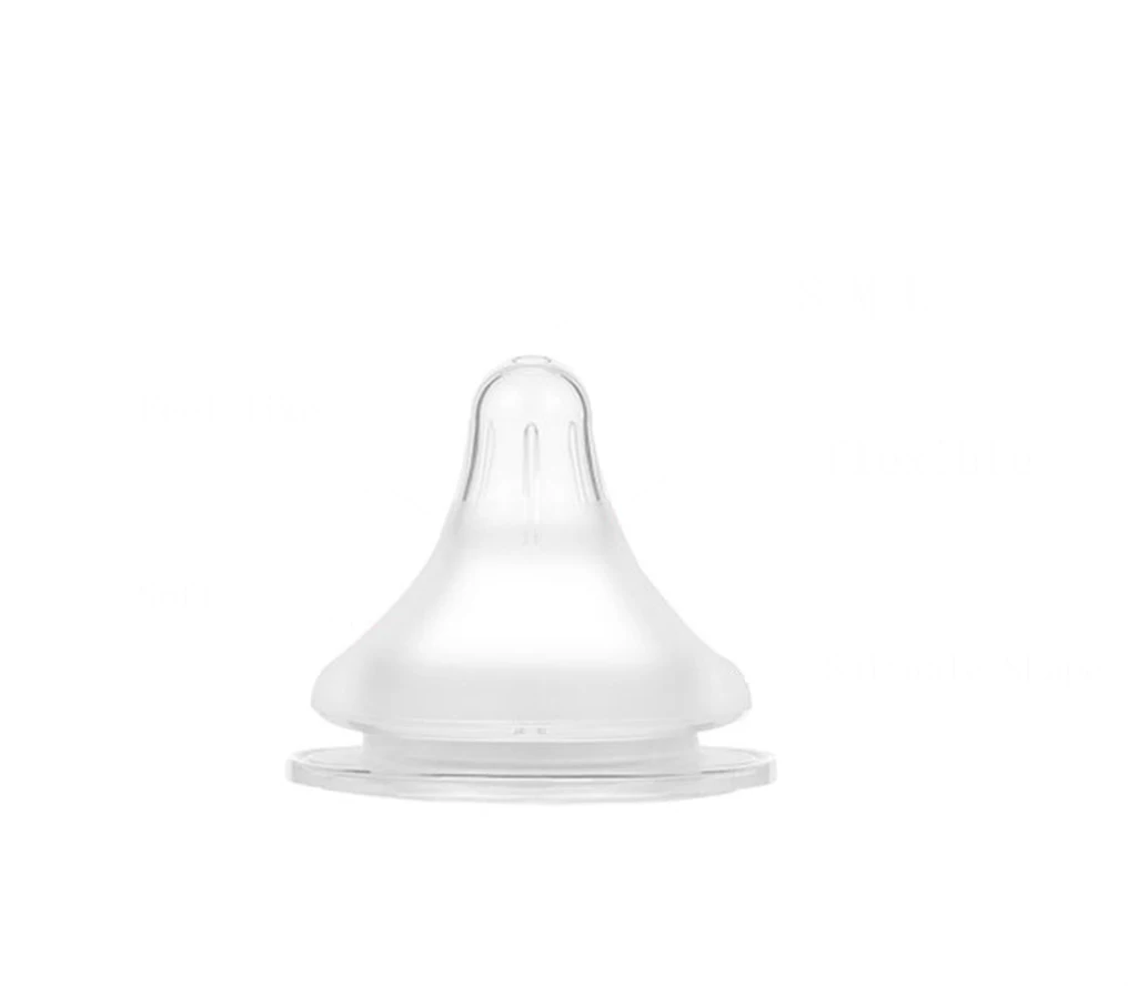 100% Food Grade BPA Free Wide Neck Nipples Baby Feeding Silicone Nipple for Baby Milk Bottle
