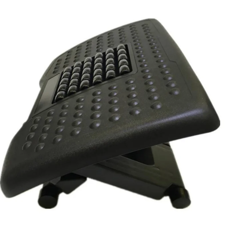 Footrest Adjustable Angle, Foot Massage Ergonomic Design
