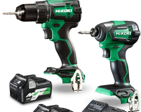 Все новые аутентичные HIKOKI 18 В 3x5Ah батарейный Набор инструментов DS18 WH18 DH18DBL G18DBL