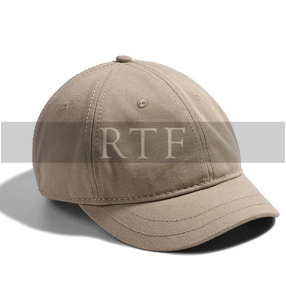 Add Your label Logo Print Embroidery Cotton Solid color Japan Korea Hat Boutique Hot Sale Short Brim Baseball Cap by Raw to Fine