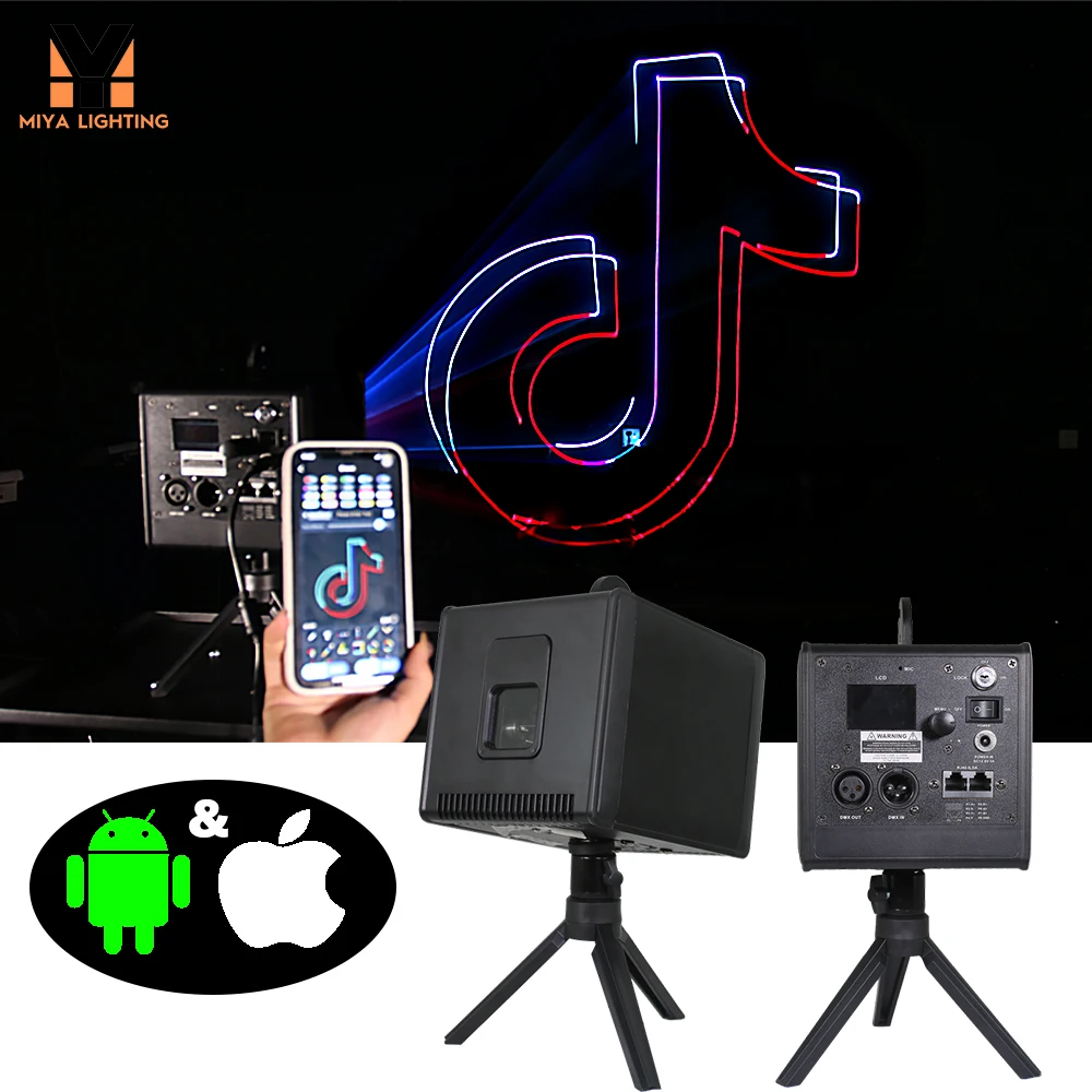 Bluetooth Android & Ios Software Mobile App Control light line laser light 5W Mobile Phone Control DMX Laser Lights