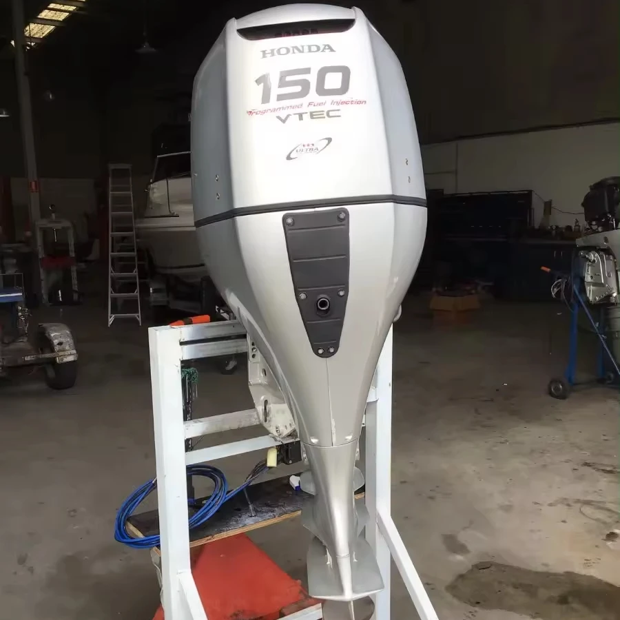 Б/у 2011 Ho-n-da 150hp 4-тактный 25-вал подвинный мотор