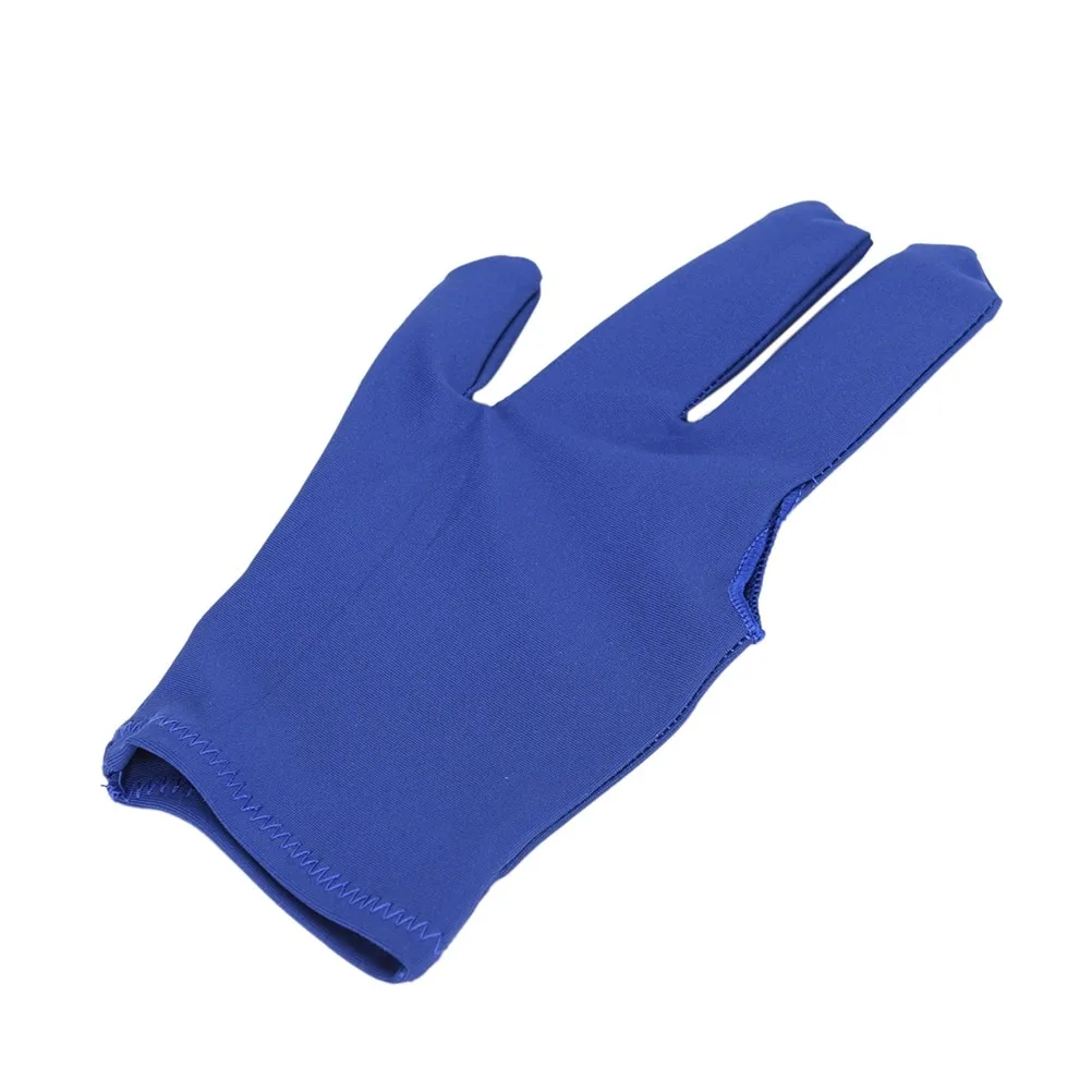 Wholesale OEM Service  Billiard Cue Glove Pool Left Hand Open Three Finger Accessory for Unisex Women and Men