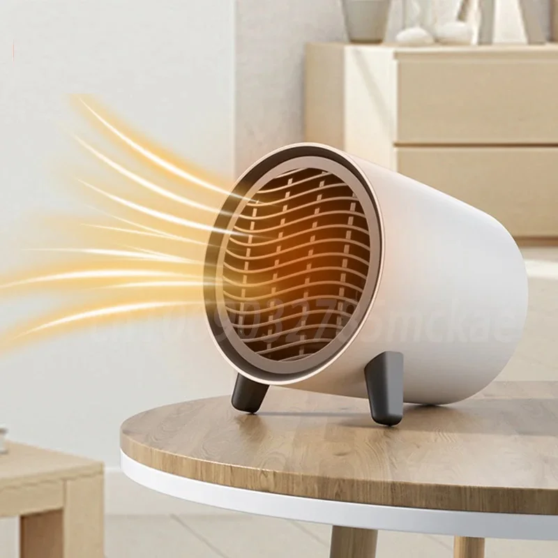 Portable PTC Ceramic Winter Desktop air Small Heater Fan Household Desk Electric Mini Fan Heater With For Office Room Home