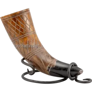 Wholesale Supply Viking Drinking Horn Highly Polished Drinking Horn With Luxury Design Horn Mug Available at Best Price